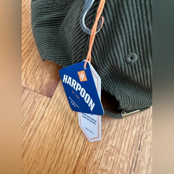 Harpoon Brewery Adjustable Baseball Cap Hat Logo Patch Rope Est. 1986 - Picture 7 of 9